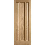 Oak Kilburn 3 Panel Un-Finished Internal Fire Door FD30 - 1981mm x 838mm -