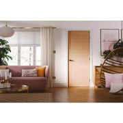 Oak Vancouver 5 Panel Pre-Finished Solid Internal Door - 1981mm x 533mm -