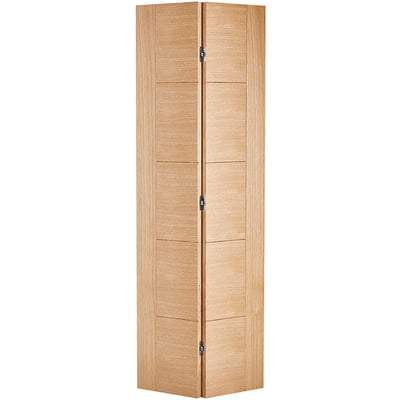 Oak Vancouver Bi-Fold Pre-Finished Internal Door - All Sizes - Doors