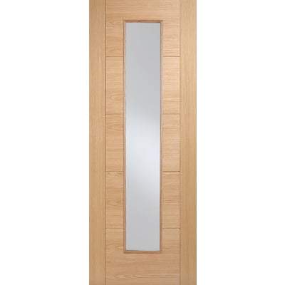 Oak Vancouver Long Light Pre-Finished Internal Fire Door FD30 - All Sizes - Doors
