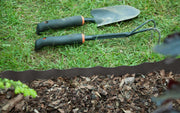 Wavy Plastic Garden Lawn Edging, H=25CM, L=9M, Gray - Hardware > Fencing & Barriers > Garden Borders & Edging > Edging Garden tools & Accesories