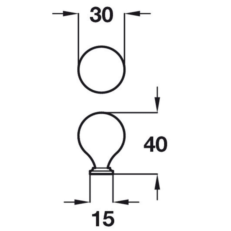 Odessa Spherical Knob Handle Odessa Aberfeldy VA8 - Hardware > Hardware Accessories > Cabinet Hardware > Cabinet Knobs & Handles Cabinet Knobs & Handles