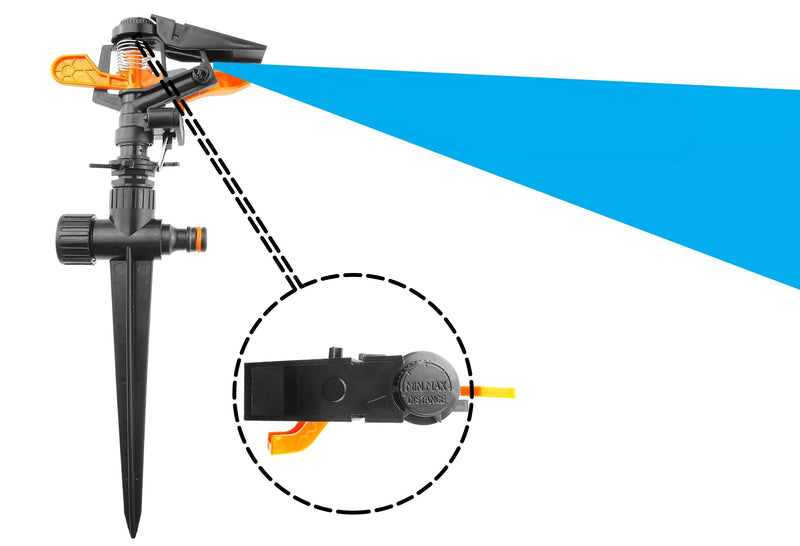 Pulsating Sprinkler on Spike - Adjustable Eco Line - Home & Garden > Lawn & Garden > Watering & Irrigation > Sprinklers & Sprinkler Heads > Sprinklers Garden watering