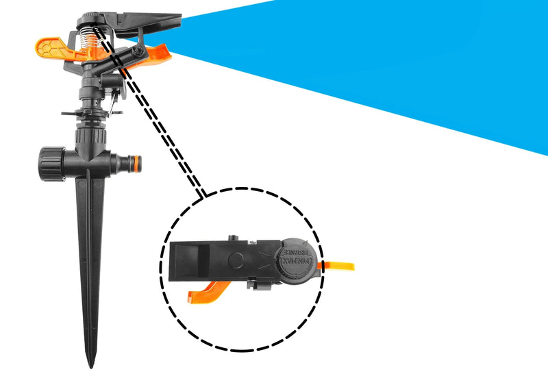 Pulsating Sprinkler on Spike - Adjustable Eco Line - Home & Garden > Lawn & Garden > Watering & Irrigation > Sprinklers & Sprinkler Heads > Sprinklers Garden watering