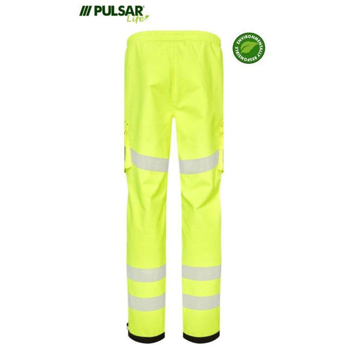 PULSAR® LIFE LFE906 GRS Waterproof Overtrouser Yellow - Apparel & Accessories > Clothing HI-VIS TROUSERS