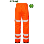 PULSAR® LIFE LFE907 GRS Waterproof Overtrouser Orange - Apparel & Accessories HI-VIS TROUSERS