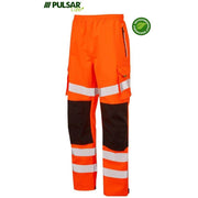 PULSAR® LIFE LFE907 GRS Waterproof Overtrouser Orange - Apparel & Accessories HI-VIS TROUSERS