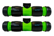 Cost Wise Snap On Male-Male In Line Valve Kit Black/Green - Home & Garden > Lawn & Garden > Watering & Irrigation > Garden Hose Fittings & Valves Garden watering