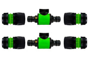 Cost Wise Snap On Male-Male In Line Valve Kit Black/Green - Home & Garden > Lawn & Garden > Watering & Irrigation > Garden Hose Fittings & Valves Garden watering