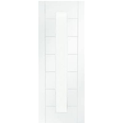 Palermo 1 Light Internal White Primed Door with Clear Glass -