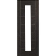 Palermo Pre-Finished Internal Dark Grey Door with Clear Glass - 1981 x 686 x 35mm -
