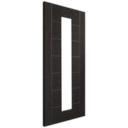 Palermo Pre-Finished Internal Dark Grey Door with Clear Glass - 1981 x 686 x 35mm -