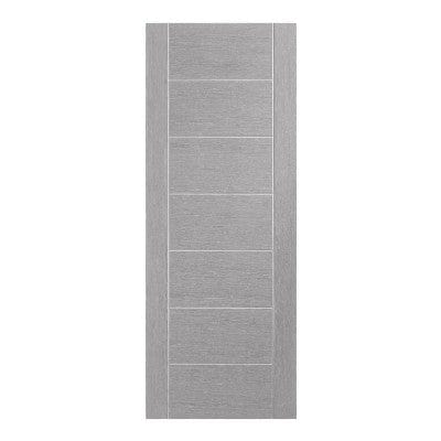 Palermo Pre-Finished Light Grey Fire Door -