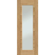 Palermo Essentials 1 Light (Clear Glass) Internal Oak Door -