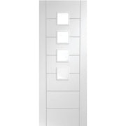 Palermo Internal White Primed Door with Obscure Glass -