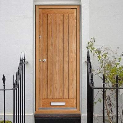 Norfolk Oak Unfinished External Door - All Sizes - Doors