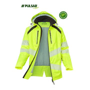 PULSAR® LIFE LFE968 GRS Women's Waterproof Hi-Vis Insulated Parka Yellow - WOMENS HI-VIS CLOTHING