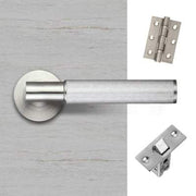Pegasus Satin Chrome Handle Hardware Pack Privacy -