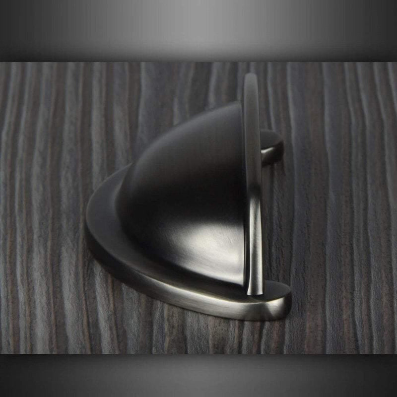 Pewter Drawer Cup Pull Handle M4TEC Dalmally D7 - Hardware > Hardware Accessories > Cabinet Hardware > Cabinet Knobs & Handles Cabinet Knobs & Handles