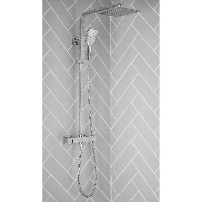Plaza Thermostatic Shower Column - Bathrooms