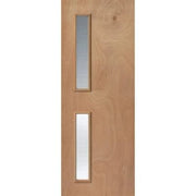 Paint Grade Pyroshield Un-Finished Glazed Internal Fire Door FD30 - All Sizes -