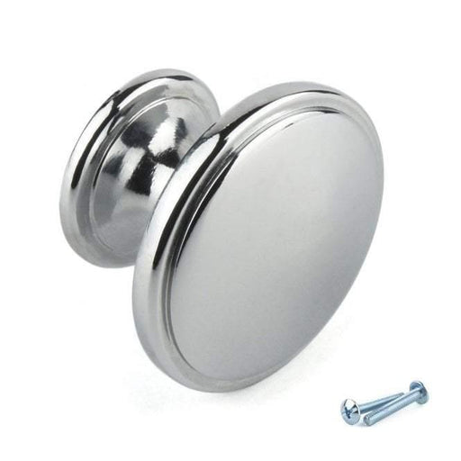 Polished Chrome Cupboard Knob Handle M4TEC Braemar E3 - Hardware > Hardware Accessories > Cabinet Hardware > Cabinet Knobs & Handles Cabinet Knobs & Handles