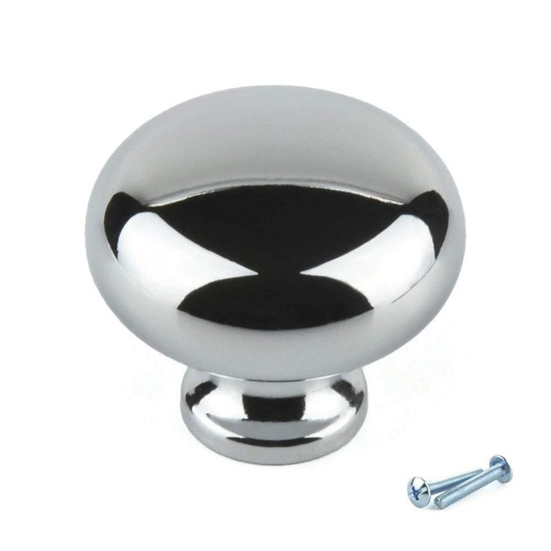 Polished Chrome Cupboard Knob Handle M4TEC Dunoon C8 - Hardware > Hardware Accessories > Cabinet Hardware > Cabinet Knobs & Handles Cabinet Knobs & Handles