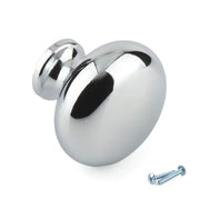 Polished Chrome Cupboard Knob Handle M4TEC Dunoon C8 - Hardware > Hardware Accessories > Cabinet Hardware > Cabinet Knobs & Handles Cabinet Knobs & Handles