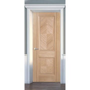 Oak Madrid 2 Panel Pre-Finished Internal Door - 1981mm x 610mm -