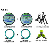 Porous Pipe Kit, POROUS-KIT14 - Home & Garden > Lawn & Garden > Watering & Irrigation Garden watering