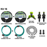 Porous Pipe Kit, POROUS-KIT16 - Home & Garden > Lawn & Garden > Watering & Irrigation Garden watering