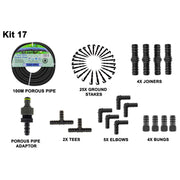 Porous Pipe Kit, POROUS-KIT17 - Home & Garden > Lawn & Garden > Watering & Irrigation Garden watering