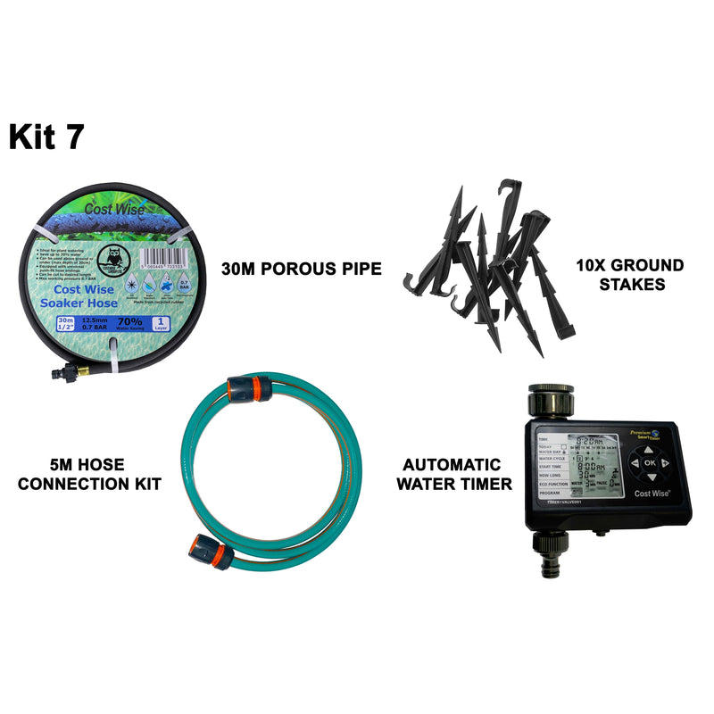 Porous Pipe Kit, POROUS-KIT7 - Home & Garden > Lawn & Garden > Watering & Irrigation Garden watering