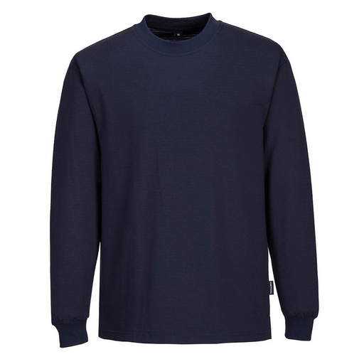 Portwest AS22 Anti-Static ESD Long Sleeve T-Shirt - SWEATSHIRTS