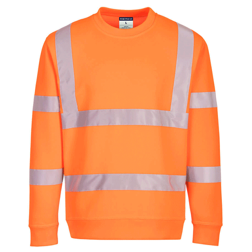 Portwest EC13 Eco Hi-Vis Sweatshirt - HI-VIS SWEATSHIRTS & HOODIES