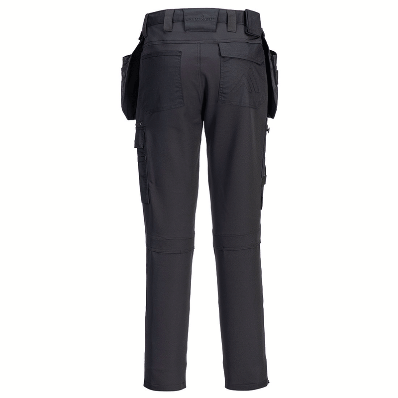 Portwest DX456 4-Way Stretch Craft Holster Kneepad Trousers - KNEE PAD TROUSERS