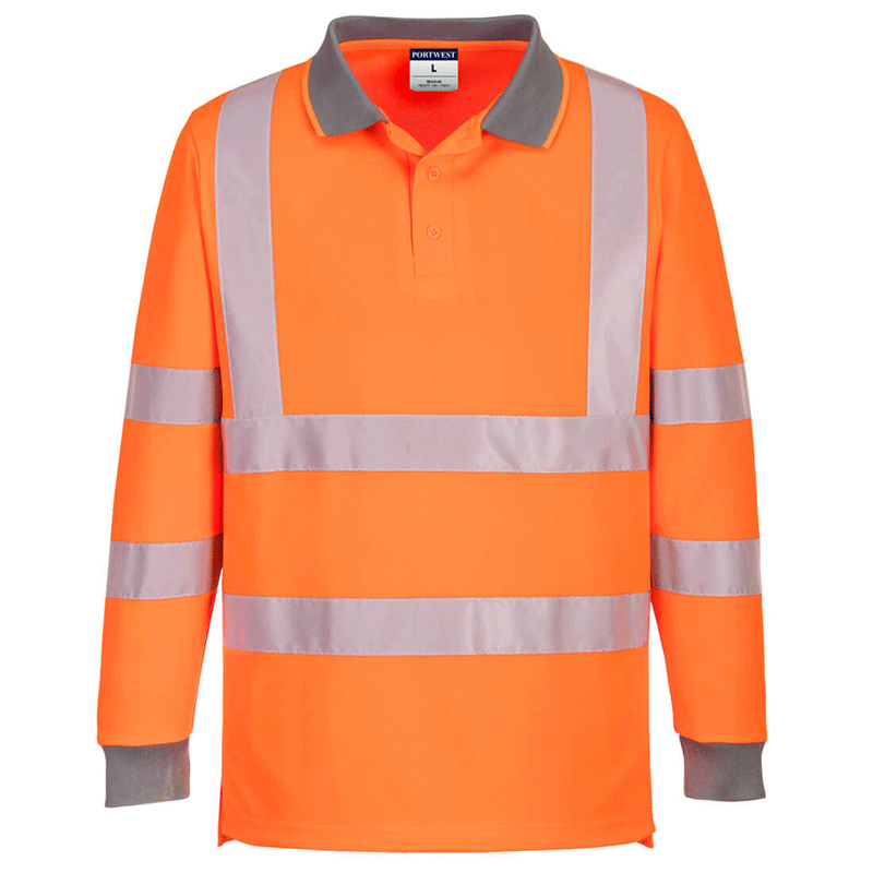 Portwest EC11 Eco Hi-Vis Polo Shirt (6 Pack) - HI-VIS T-SHIRTS