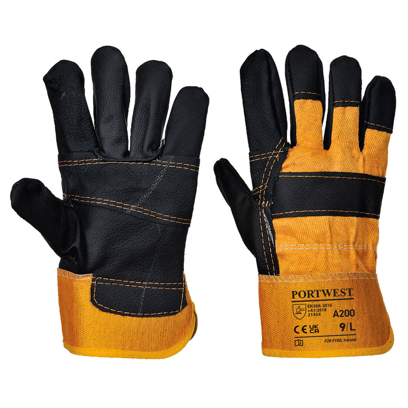Portwest A200 Furniture Hide Glove - LEATHER & RIGGER GLOVES