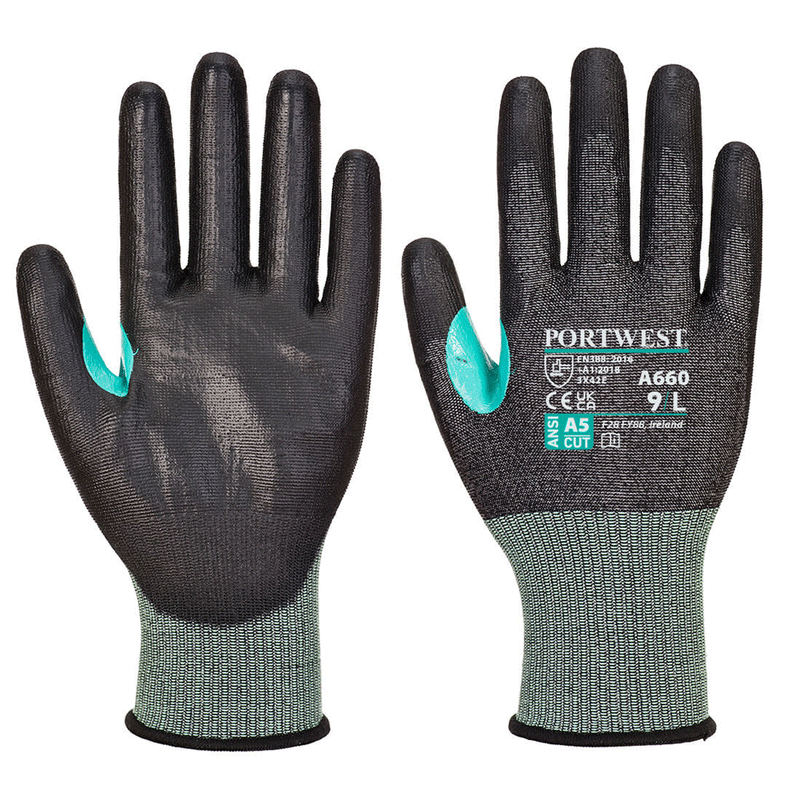 Portwest A660 CS Cut E18 PU Glove - CUT GLOVES