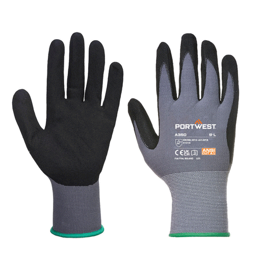 Portwest A350 DermiFlex Nitrile Glove - Business & Industrial > Work Safety Protective Gear > Safety Gloves > Chemical-Resistant Safety Gloves GENERAL HANDLING GLOVES