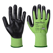Portwest A645 Green Cut Gloves - Nitrile Foam - CUT GLOVES