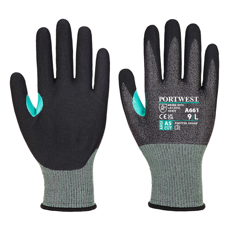Portwest A661 CS Cut E18 Nitrile Glove - CUT GLOVES