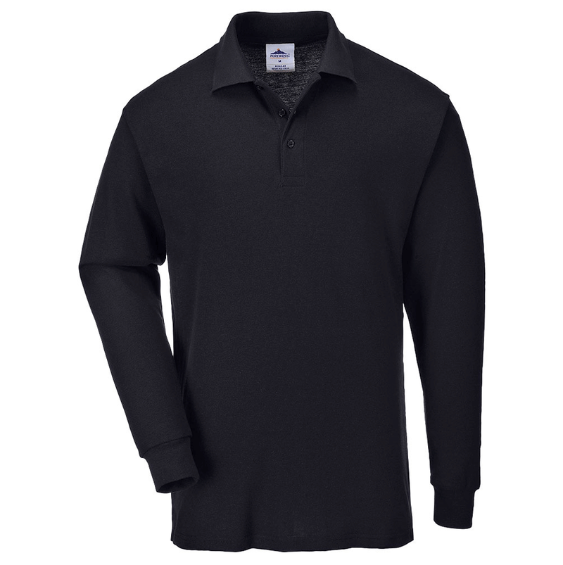 Portwest B212 Genoa Long Sleeved Polo Shirt - SHIRTS