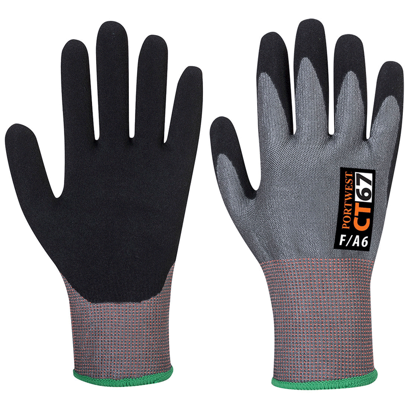 Portwest CT67 CT Cut F13 Nitrile Glove - CUT GLOVES