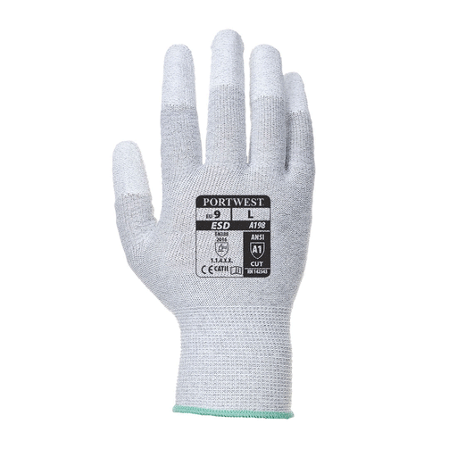 Portwest A198 Antistatic PU Fingertip Gloves - ESD GLOVES