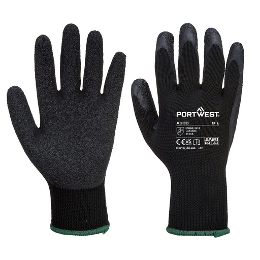 Portwest A100 Grip Glove - Latex - GRIP PERFORMANCE GLOVES