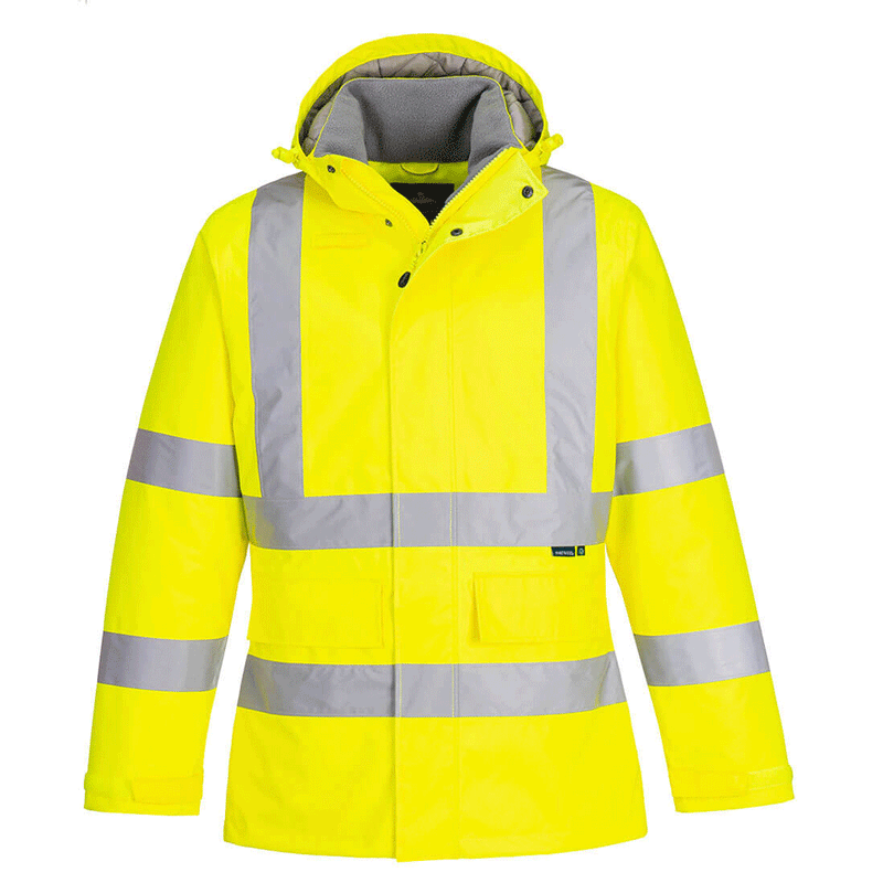 Portwest EC60 Eco Hi-Vis Waterproof Winter Jacket - HI-VIS JACKETS & COATS