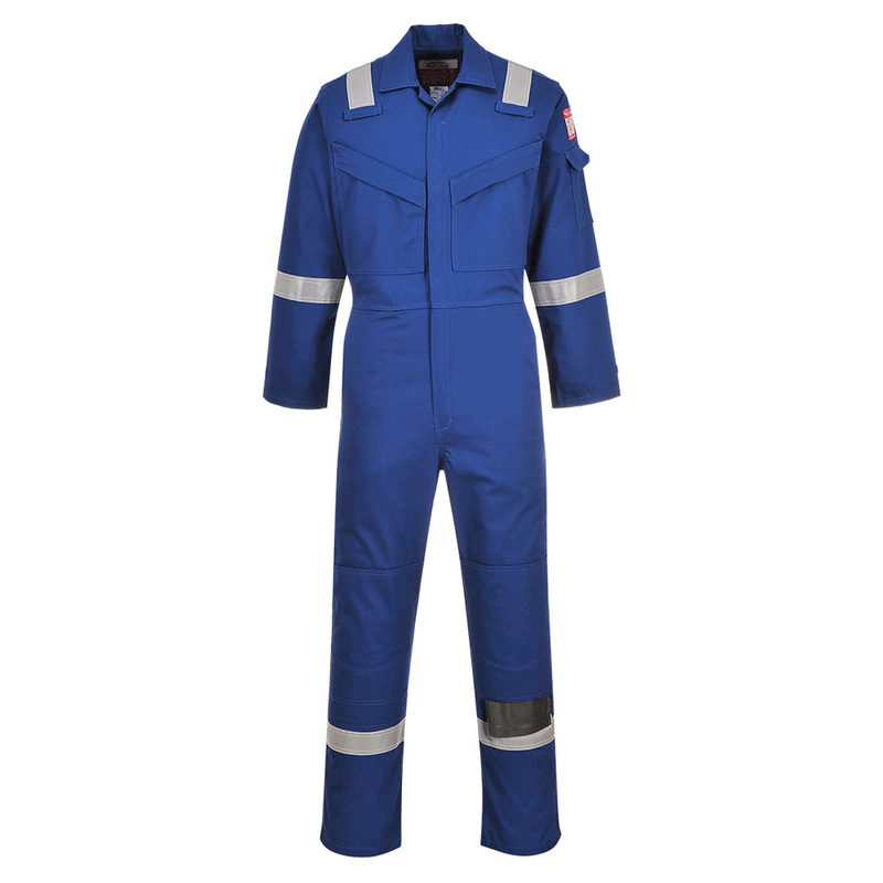 Portwest FR50 Flame Resistant Anti-Static Coverall 350g - FLAME RETARDANT OVERALLS