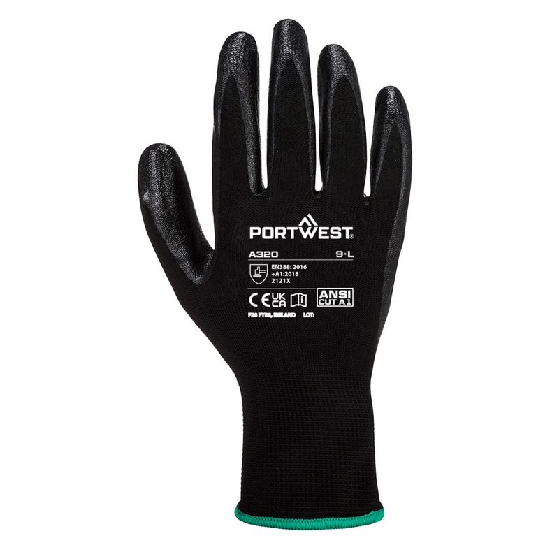 Portwest A320 Dexti-Grip Nitrile Gloves - GRIP PERFORMANCE GLOVES
