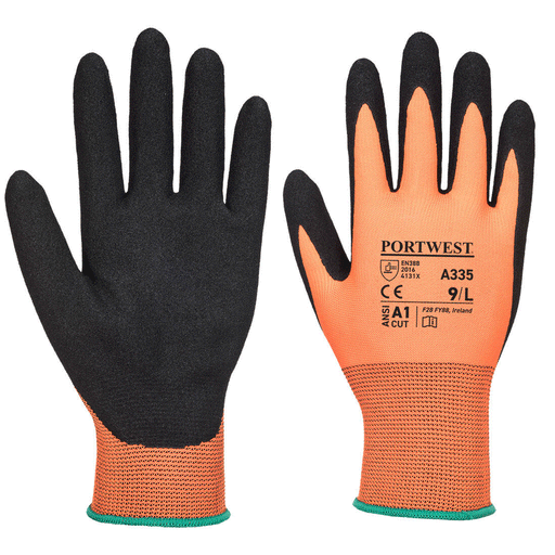 Portwest A335 Dermi-Grip NPR15 Nitrile Sandy Glove - GRIP PERFORMANCE GLOVES